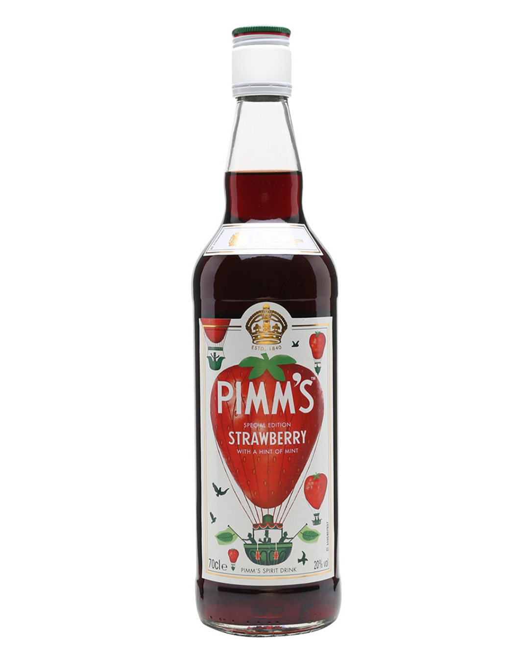 Pimm&amp;#39;s Strawberry With a Hint of Mint Liqueur, 70 cl - Bulkco