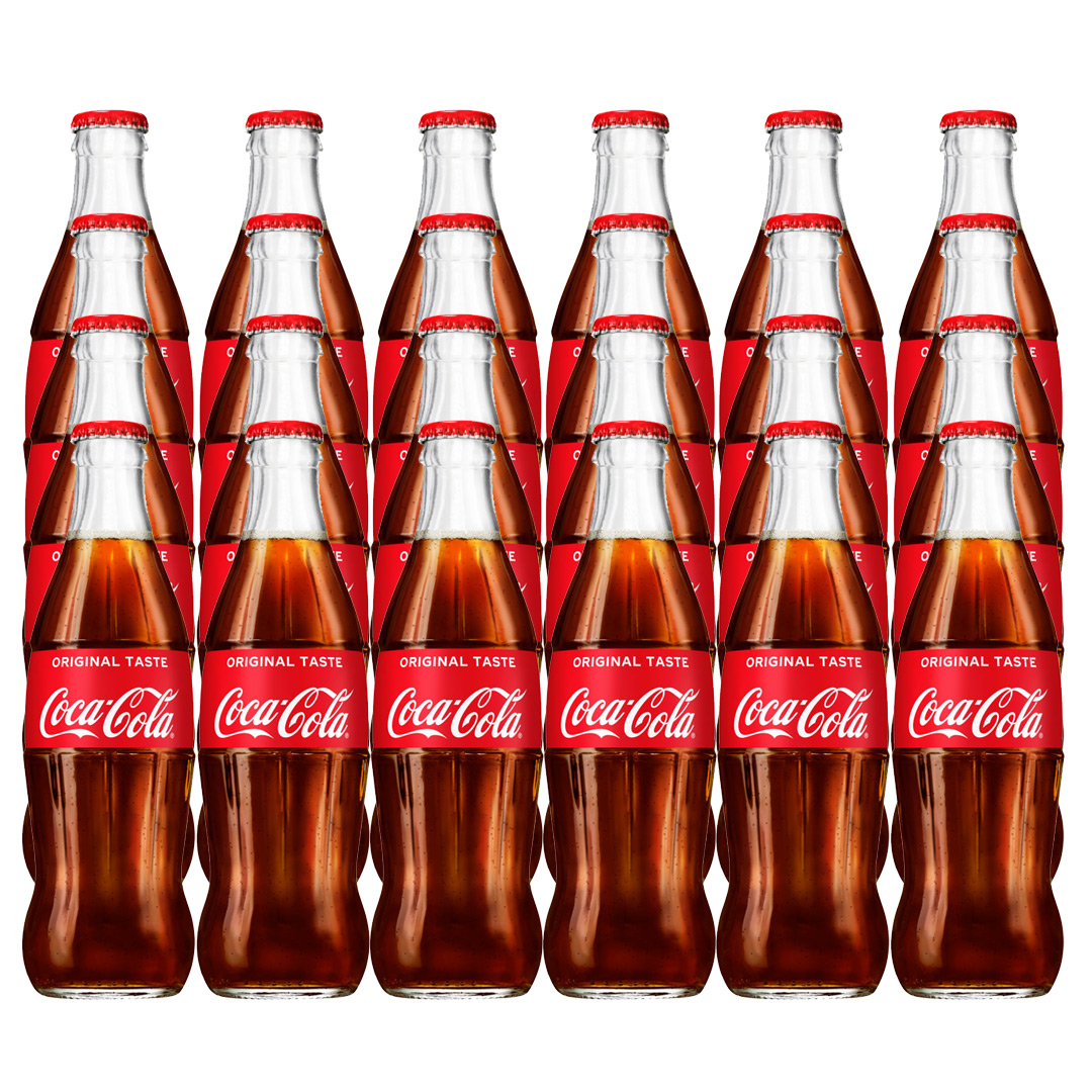 Coca Cola Zero 330ml NRB Glass Bottle (24 Pack)